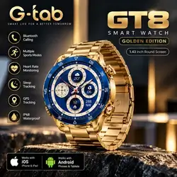 G-TAB SMART WATCH AMOLED GT8 GOLDEN EDITION
