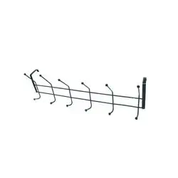 Back Door Wire Hanger 6 Hooks Flat American 50 Cm
