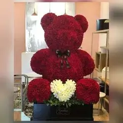Natural Flower Teddy Bear