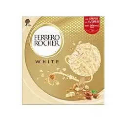 Ferrero Rocher Sticks Ice Cream White 50 Gm X4