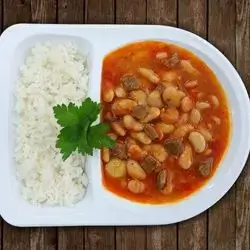 Rice Bowl With Beans