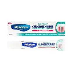 wisdom chlorhexidine antibacterial gum healthwith hyluronic acid