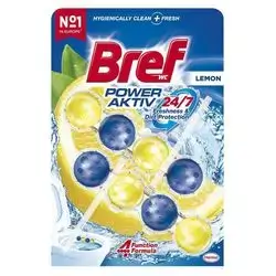 Bref Power Activ Duplo Lemon basket toilet – Package of 2 x 50 gr – Total: 100 gr