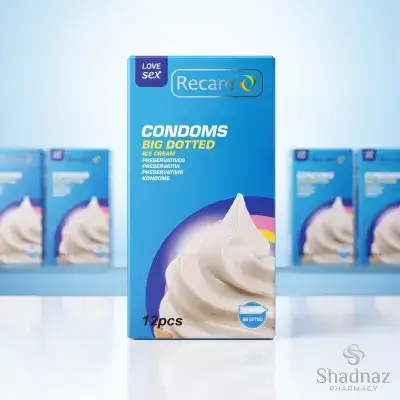 Condoms. · Brand: Recare ICE CREAM.