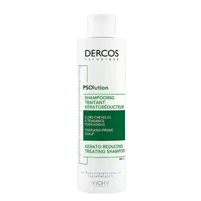 DERCOS PSOlution Shampoo Kerato-Reducing Treatment 200ml _ VICHY