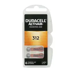 Zinc Air Batteries DA 312 (6 cells / box) PR41
