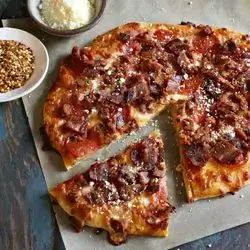 Meat pizza family