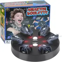 Coolle Lie Detector Test Game Hand Buzzer Prank Shock Roulette Electric Finger Shot Games