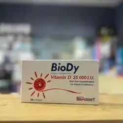 BioDy Vitamin D 25000I.U. 30 Softgels (BioActive T)