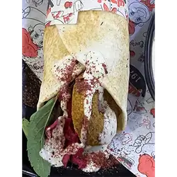 Falafel Wrap in Lebanese Bread