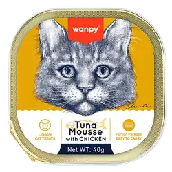 WANPY Tuna & Chicken Mousse For Cat 6x40g