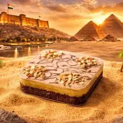 Baghdad Dlaee Haba Kinder Nuts Cake