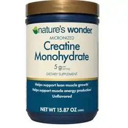 Nature's Wonder Micronized Creatine Monohydrate 450 gram