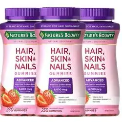 Natures Bounty Hair , Skin and Nails Advanced 230 Gummies
