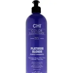 CHI COLOR ILUMINATE 90% NATURAL PLATINIUM BLONDE PURPLE SHAMPOO 355ML