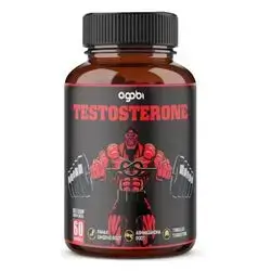 agobi Testosterone Supplement for Men - 11 Potent Herbs - Ashwagandha, Tribulus, Ginseng & More - 60 Capsules for 1 Month