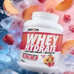 Per4m Clear Whey Isolate Hydrate Raspberry Peach 60 Servings