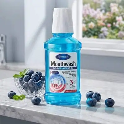 Körmesic Mouthwash Anti-Bact & Anti-Inflam Blueberry Breeze (250ml)