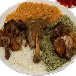 Beef Quzi & Whole Chicken Platter