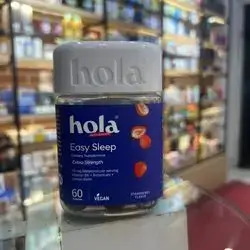HOLA easy sleep 60 gummies 10mg melatonin per serving vitamin B6+botanicals+lemon balm