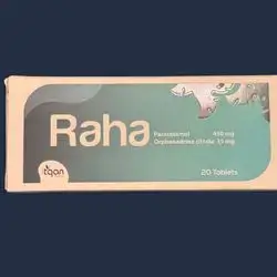 Raha (paracetamol 450/orphenadrine citrate35)20 tablet