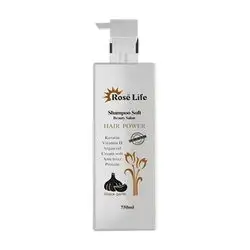 Rose Life Hair Power Black Garlic Shampoo 750 Ml