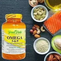 OMEGA 3-6-9 Fish, Flax & Primeose Oils 100 Aoftgels (green field nutritions) 