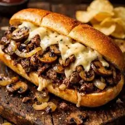 Mushroom Steak Sandwich