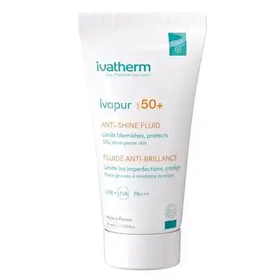 ivatherm ivapur spf50 anti-shine fluid