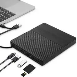 Awake Pop-up Mobile External USB & Type C DVD/CD Drive