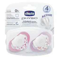 chicco Physio Pacifier (Orthodontic favoursthe correct development of the mouth) 4m+