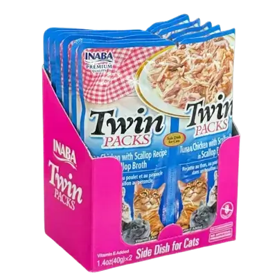 Inaba- Twin Packs- Tuna in Chicken with Scallop