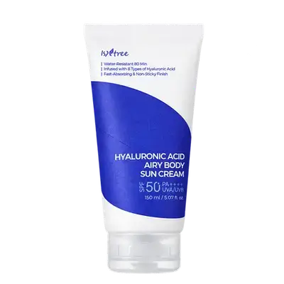 Hyaluronic Acid Airy Body Sun Cream SPF50+ PA++++ 150ml _ IsNtree