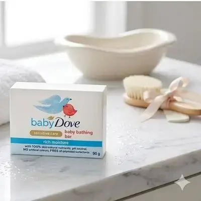 baby Dove sensitive care baby bathing bar 90g