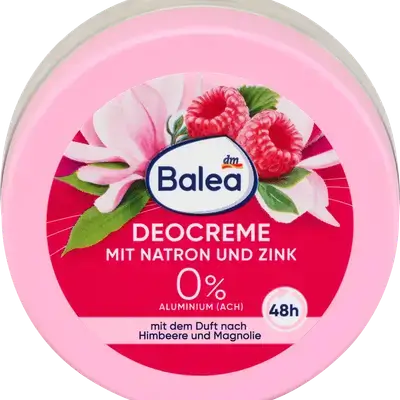 Deodorant cream with baking soda & zinc, 50 ml