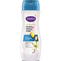 DURU 2 In 1 Shampoo For Normal Hair With White Lily Extract, 600 ml