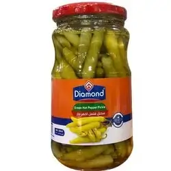 Green Hot Pepper Pickle Diamond 580g