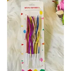 Rain Bow Candle Number