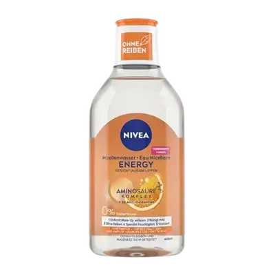 Micellar Water Energy Fragrance-Free Facial Toner With Amino Acids Complex 400ml _ NIVEA