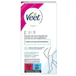 Veet Pure Body Depilatory Wax Strip For Sensitive Skin