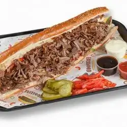 Meat Sandwich With Long Bun