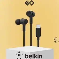 Belkin SoundForm Headphones with USB-C Connector (USB-C Headphones) - Black