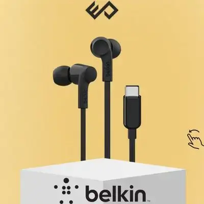 Belkin SoundForm Headphones with USB-C Connector (USB-C Headphones) - Black