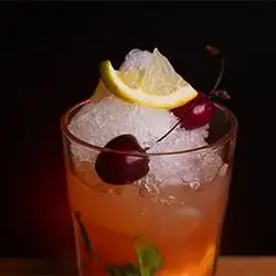 Passion Fruit And Cherry Mojito