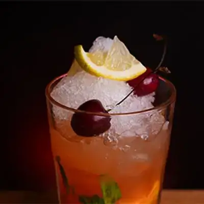 Passion Fruit And Cherry Mojito