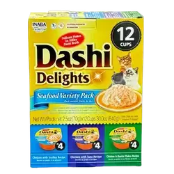Inaba Dashi Delights – Assorted Seafood Wet Cat Food
