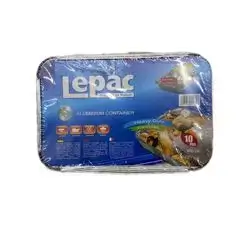 Lepac Aluminium Container 10pc 8389