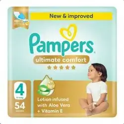 Pampers No 4 (9-14 Kg) Diapers