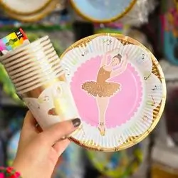 disposable paper plate & cup