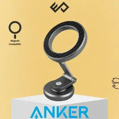 Anker Magnetic Car Mount – 360° Adjustable Dashboard Phone Holder